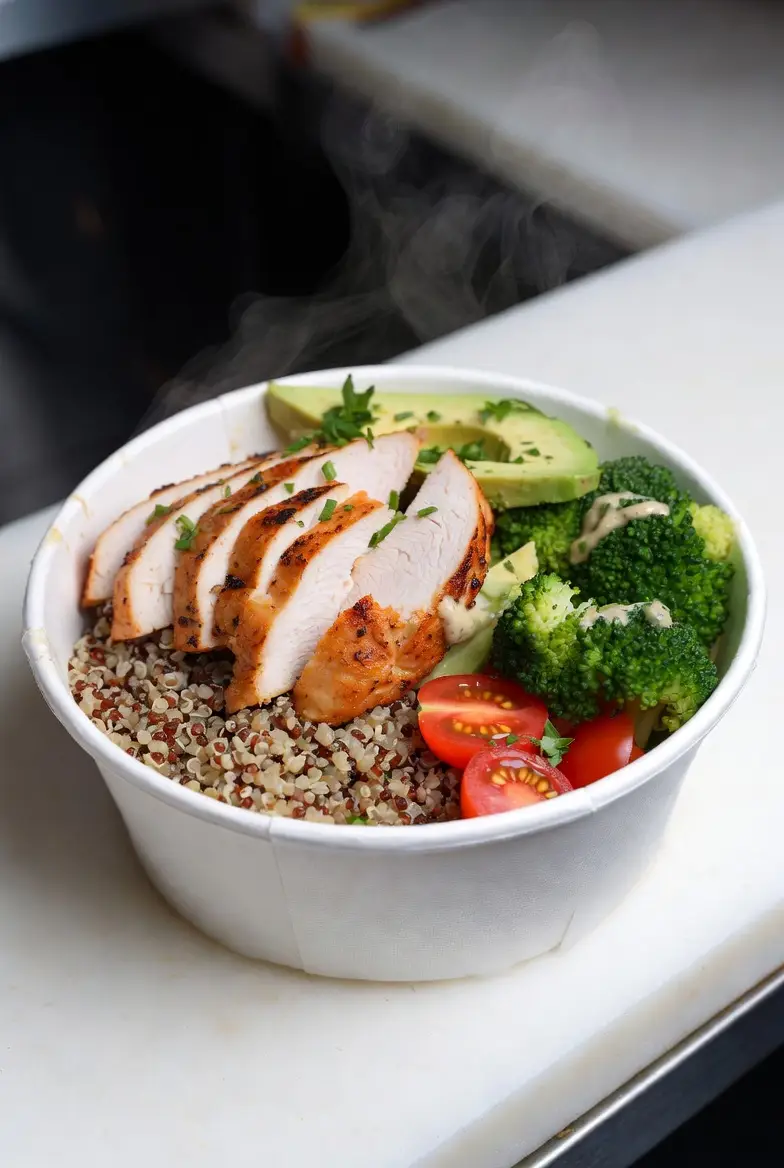 Fit Food healthy daily lunch bowl at T1 Tallinn